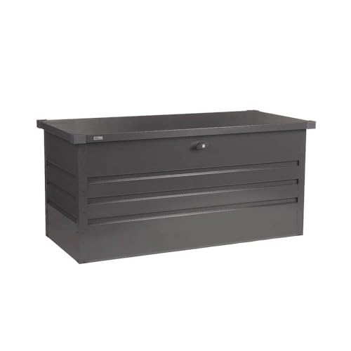 Home Deluxe - Aufbewahrungsbox - MEGABOX XXL, Anthrazit - 600 L Fassungsvermögen, Maße: 158 x 64 x 62 cm, verzinktes Stahlblech, wasserdicht I Aufbewahrungsbox mit Deckel Gartenbox Auflagenbox Home Deluxe - Aufbewahrungsbox - MEGABOX XXL, Anthrazit - 600 L Fassungsvermögen, Maße: 158 x 64 x 62 cm, verzinktes Stahlblech, wasserdicht I Aufbewahrungsbox mit Deckel Gartenbox Auflagenbox von Home Deluxe