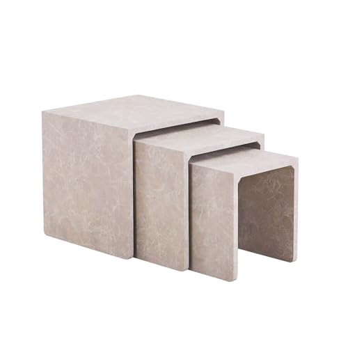 Home Deluxe Couchtisch Beistelltisch 3er Set IRIMA|Sofatisch, Wohnzimmertisch, Satztisch von Home Deluxe