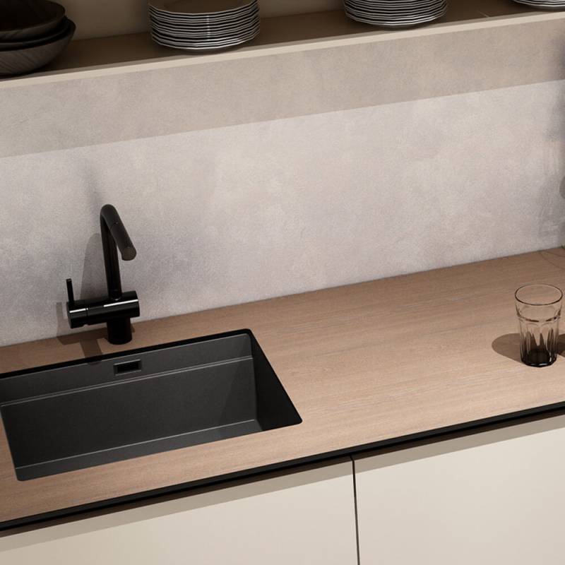 Home Deluxe Cuisine PORTOFINO 280 cm - Beige/Noix Home Deluxe Cuisine PORTOFINO 280 cm - Beige/Noix von Home Deluxe