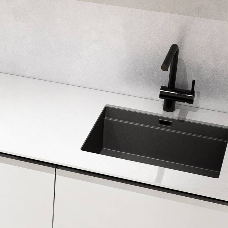 Home Deluxe Cuisine PORTOFINO 280 cm - Blanc brillant von Home Deluxe