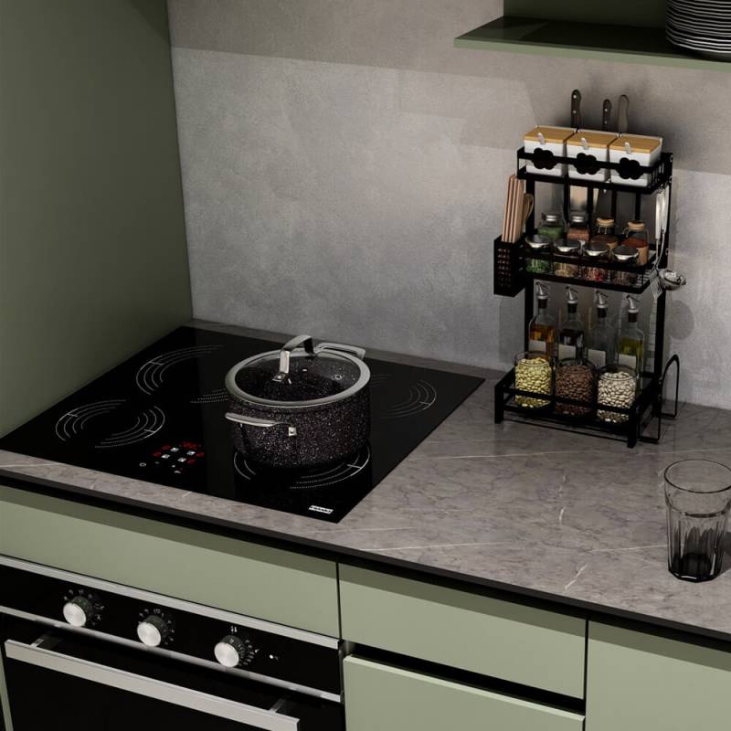 Home Deluxe Cuisine PORTOFINO 280 cm - Vert olive/gris pierre Home Deluxe Cuisine PORTOFINO 280 cm - Vert olive/gris pierre von Home Deluxe