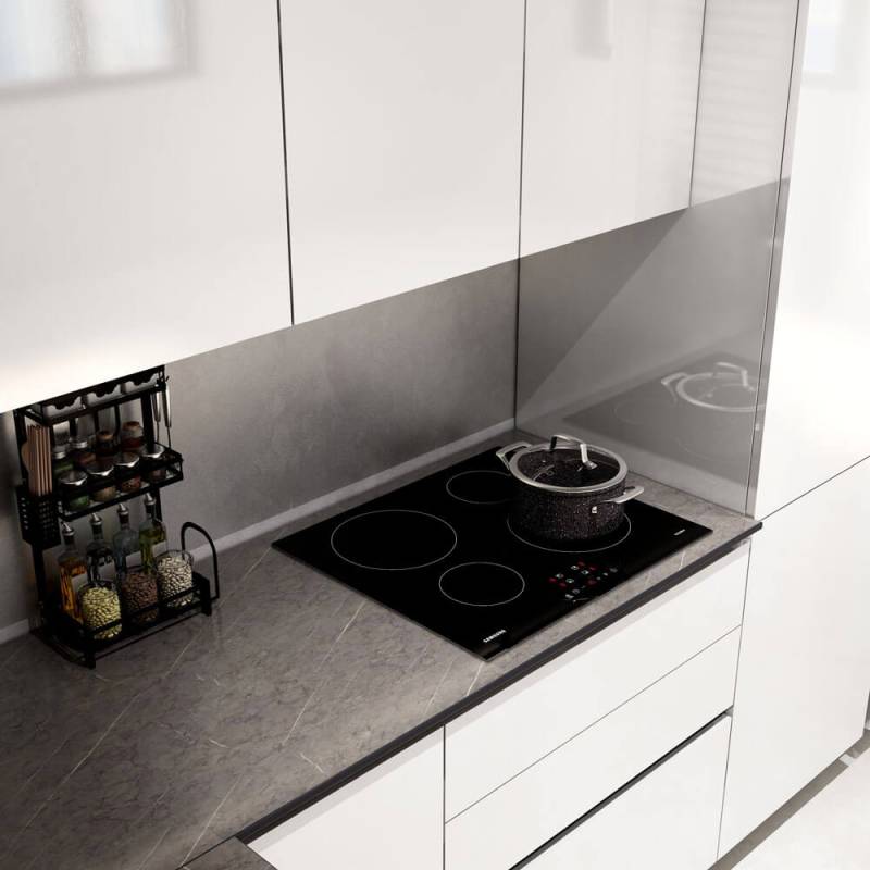 Home Deluxe Cuisine d'angle LINOSA 300 x 230 cm - Blanc brillant/gris pierre Home Deluxe Cuisine d'angle LINOSA 300 x 230 cm - Blanc brillant/gris pierre von Home Deluxe