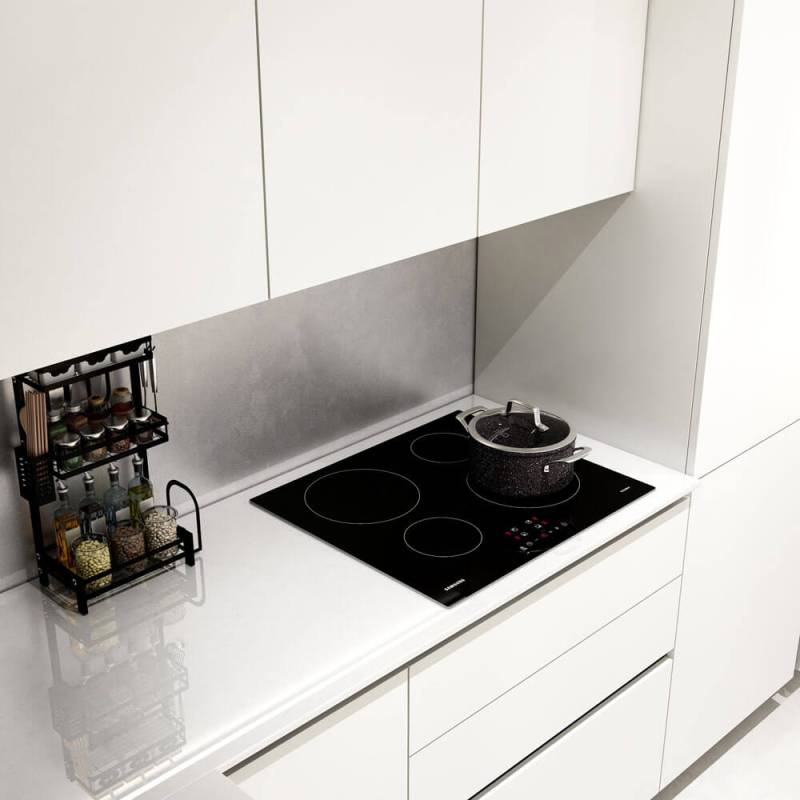 Home Deluxe Cuisine d'angle LINOSA 300 x 230 cm - Blanc von Home Deluxe