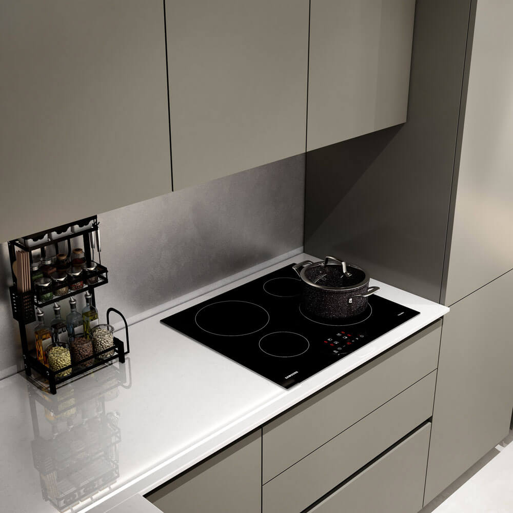 Home Deluxe Cuisine d'angle LINOSA 300 x 230 cm - Gris terre d'ombre/Blanc Home Deluxe Cuisine d'angle LINOSA 300 x 230 cm - Gris terre d'ombre/Blanc von Home Deluxe