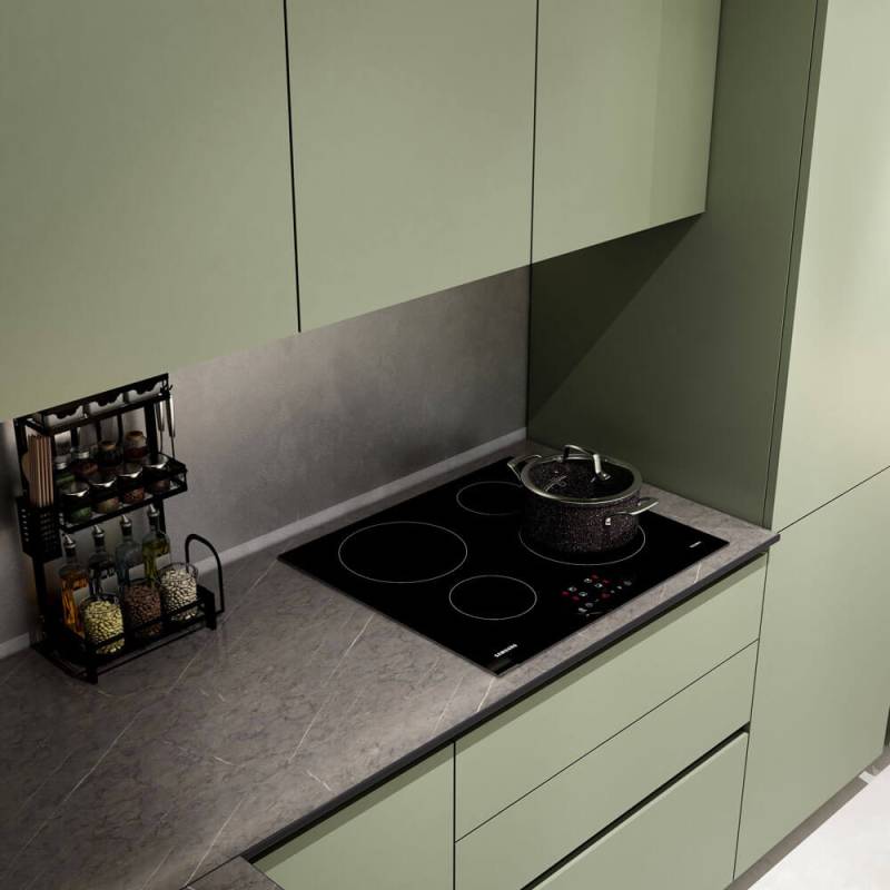 Home Deluxe Cuisine d'angle LINOSA 300 x 230 cm - Vert olive/gris pierre Home Deluxe Cuisine d'angle LINOSA 300 x 230 cm - Vert olive/gris pierre von Home Deluxe