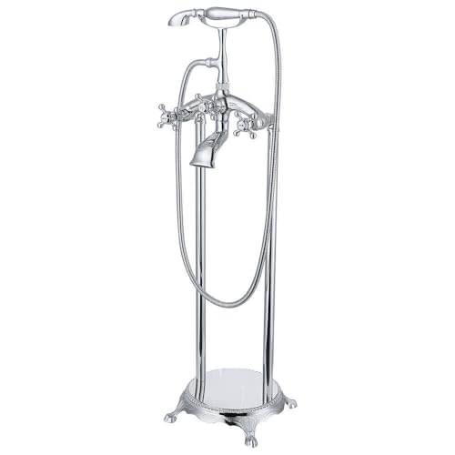 Home Deluxe - Design Standarmatur - Retro - Höhe: 100 cm, inkl. Handbrause I freistehende Armatur Wannenbrause Wanneneinlass Home Deluxe - Design Standarmatur - Retro - Höhe: 100 cm, inkl. Handbrause I freistehende Armatur Wannenbrause Wanneneinlass von Home Deluxe