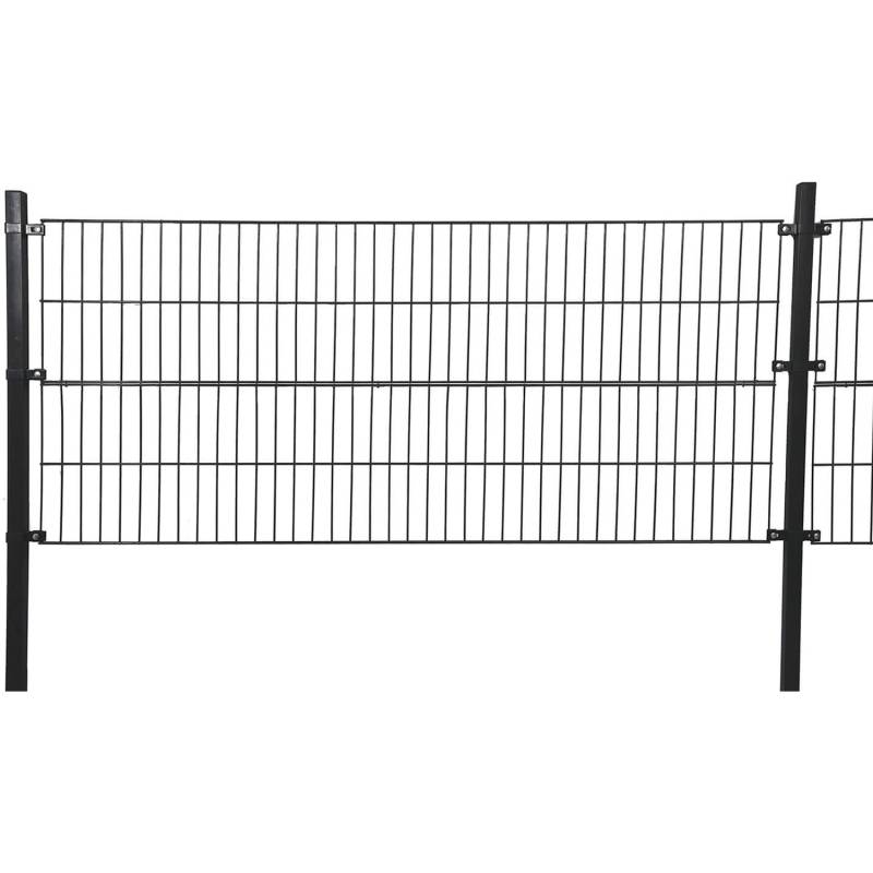 Home Deluxe Doppelstabmattenzaun 1,6 m x 38 m Anthrazit von Home Deluxe