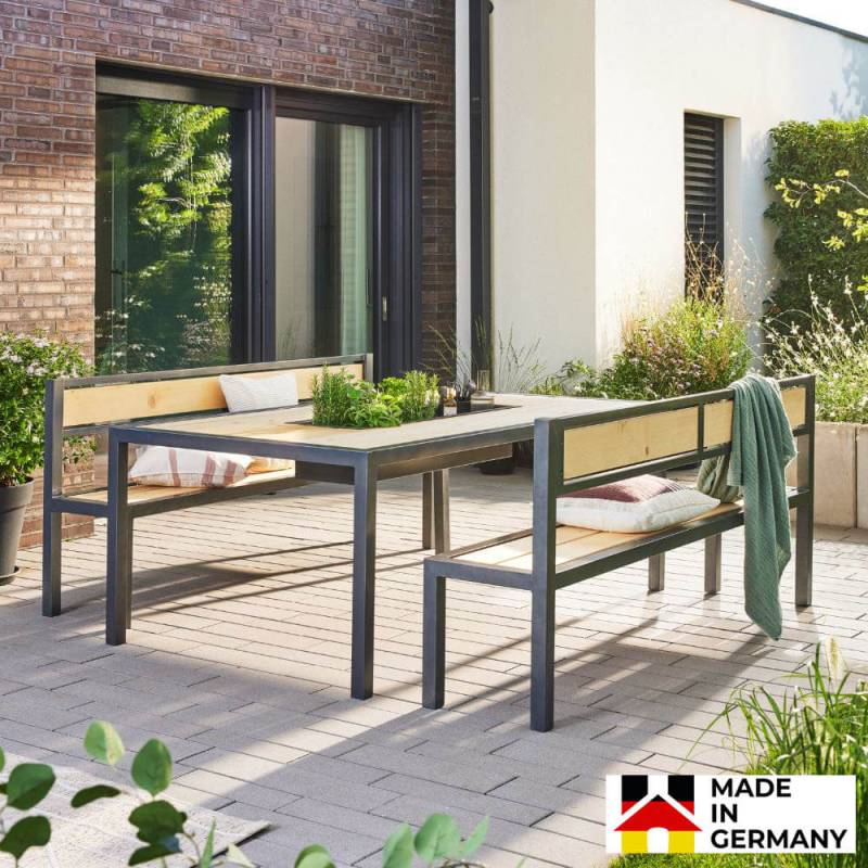 Home Deluxe Ensemble de sièges en mélèze NAXOS - 200 x 43 cm Made in Germany Home Deluxe Ensemble de sièges en mélèze NAXOS - 200 x 43 cm Made in Germany von Home Deluxe