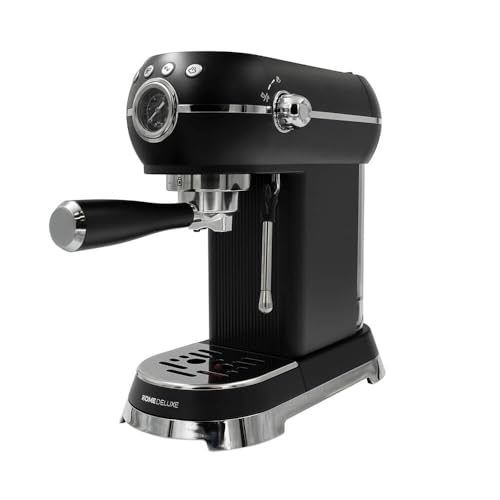 Home Deluxe Espressomaschine EXQUISITE 15 Bar - 33 x 16 x 33 cm | inkl. Milchdüse, Siebträgermaschine, Siebträger, Kaffeemaschine von Home Deluxe