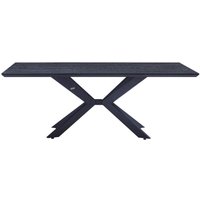 Home Deluxe - Esstisch Eckig avencia inkl. Sternfuß - 200 x 120 cm Farbe: Dark Oak Tisch Esszimmertische Runder Esstisch von Home Deluxe