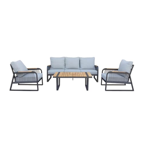 Home Deluxe Gartenlounge MARABA – Aluminium | Moderne & wetterfeste Lounge-Garnitur für Terrasse & Garten Home Deluxe Gartenlounge MARABA – Aluminium | Moderne & wetterfeste Lounge-Garnitur für Terrasse & Garten von Home Deluxe