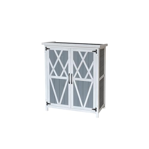 Home Deluxe Gartenschrank YANA – Größe M | Wetterfester Holzschrank für Garten & Terrasse Home Deluxe Gartenschrank YANA – Größe M | Wetterfester Holzschrank für Garten & Terrasse von Home Deluxe