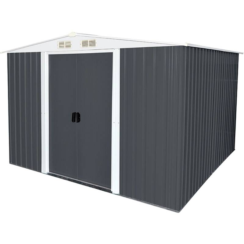 Home Deluxe Geräteschuppen Bohio XL 258 cm x 206 cm x 177 cm Anthrazit von Home Deluxe