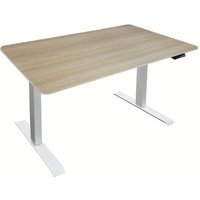 Home Deluxe - Höhenverstellbarer Schreibtisch elektrisch lumina Farbe: Weiß - Braun, Größe: 160 x 80 cm Höhenverstellbarer-Schreibtisch Arbeitsplatz Home Deluxe - Höhenverstellbarer Schreibtisch elektrisch lumina Farbe: Weiß - Braun, Größe: 160 x 80 cm Höhenverstellbarer-Schreibtisch Arbeitsplatz von Home Deluxe