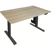 Home Deluxe - Höhenverstellbarer Schreibtisch elektrisch mit PC-Halterung lumina Farbe: Schwarz - Braun, Größe: 160 x 80 cm Home Deluxe - Höhenverstellbarer Schreibtisch elektrisch mit PC-Halterung lumina Farbe: Schwarz - Braun, Größe: 160 x 80 cm von Home Deluxe