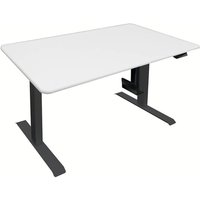 Home Deluxe - Höhenverstellbarer Schreibtisch elektrisch mit PC-Halterung lumina Farbe: Schwarz - Weiß, Größe: 120 x 60 cm Home Deluxe - Höhenverstellbarer Schreibtisch elektrisch mit PC-Halterung lumina Farbe: Schwarz - Weiß, Größe: 120 x 60 cm von Home Deluxe