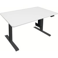 Home Deluxe - Höhenverstellbarer Schreibtisch elektrisch mit PC-Halterung lumina Farbe: Schwarz - Weiß, Größe: 160 x 80 cm Home Deluxe - Höhenverstellbarer Schreibtisch elektrisch mit PC-Halterung lumina Farbe: Schwarz - Weiß, Größe: 160 x 80 cm von Home Deluxe