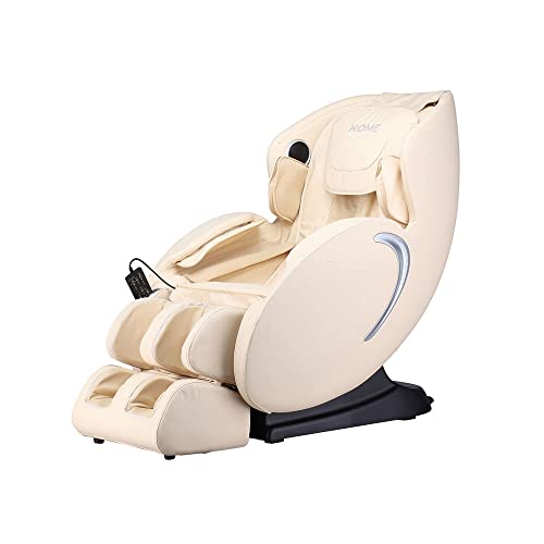 Home Deluxe - Massagesessel SONO Beige - inkl. Zero Gravity Funktion, Bluetooth und Heizung I Massagestuhl Relaxsessel mit Wärmefunktion von Home Deluxe