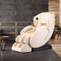 Home Deluxe - Massagesessel sono Beige - inkl. Zero Gravity Funktion, Bluetooth und Heizung i Massagestuhl Relaxsessel mit Wärmefunktion von Home Deluxe