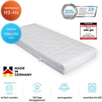 Home Deluxe - Matratze ortho dynamic Made in Germany Größe: 100 x 200 cm, Härtegrad: mittelfest-fest Wendematratze Gelschaum Komfortschaum von Home Deluxe