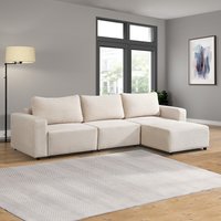 Home Deluxe Modulares Schlafsofa VINA L - 295 x 168 cm Beige von Home Deluxe