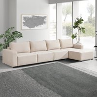 Home Deluxe Modulares Schlafsofa VINA XL - 380 x 168 cm Beige von Home Deluxe