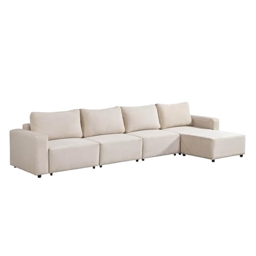 Home Deluxe Modulares Schlafsofa Vina XL, Beige - inkl. Stauraum | Cordsofa, Sofa mit Schlaffunktion, Couch Home Deluxe Modulares Schlafsofa Vina XL, Beige - inkl. Stauraum | Cordsofa, Sofa mit Schlaffunktion, Couch von Home Deluxe