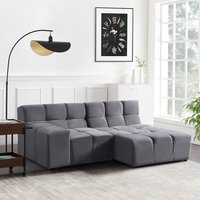 Home Deluxe Modulares Sofa ORLENA L-Rechts Anthrazit 204 x 148 cm von Home Deluxe