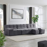 Home Deluxe Modulares Sofa ORLENA XL - Rechts Anthrazit 306 - 148 von Home Deluxe