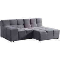 Home Deluxe - Modulares Sofa orlena - l Rechts Anthrazit Ecksofa, Samtstoff, Samtsofa, Modulsofa Home Deluxe - Modulares Sofa orlena - l Rechts Anthrazit Ecksofa, Samtstoff, Samtsofa, Modulsofa von Home Deluxe