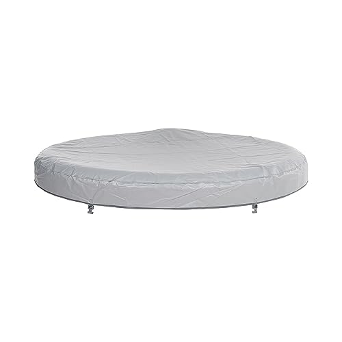 Home Deluxe - Outdoor Whirlpool Abdeckung - Splash - ⌀ 208 cm, Höhe 1,3 cm, Farbe: Grau von Home Deluxe