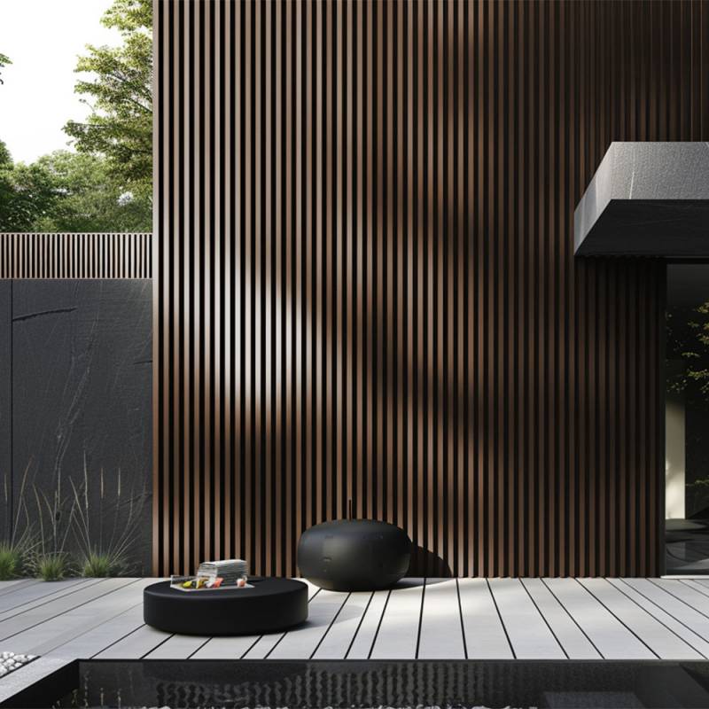 Home Deluxe Revêtement de façade en WPC DUVAR - Noyer 48 m² Home Deluxe Revêtement de façade en WPC DUVAR - Noyer 48 m² von Home Deluxe