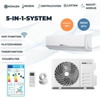 Home Deluxe - Split Klimaanlage 18000 btu 5in1 split Split Klimaanlage Klimagerät Split-Klimagerät von Home Deluxe