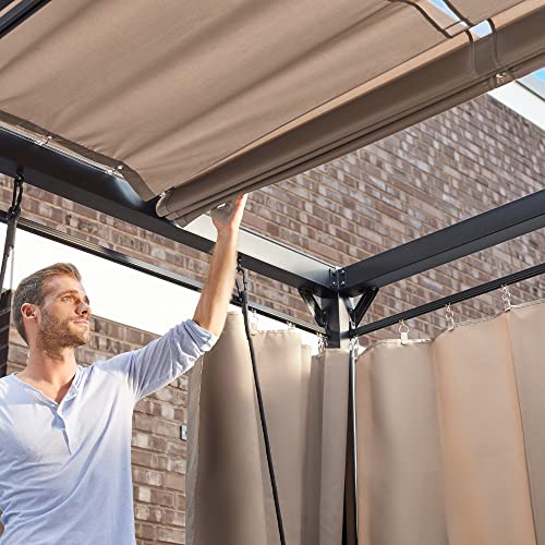 Home Deluxe - Vorhang + Dach PROVENCE - passend zu Gartenliege Provence I Hollywoodschaukel Sonnenliege Schaukelliege Home Deluxe - Vorhang + Dach PROVENCE - passend zu Gartenliege Provence I Hollywoodschaukel Sonnenliege Schaukelliege von Home Deluxe