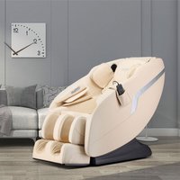 Home Deluxe - Massagesessel kelso Beige - inkl. Zero Gravity Funktion, Bluetooth und Heizung i Massagestuhl Relaxsessel mit Wärmefunktion von Home Deluxe