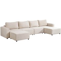 Modulares Schlafsofa vina xxl, Beige Cordsofa, Sofa mit Schlaffunktion, Couch - Home Deluxe Modulares Schlafsofa vina xxl, Beige Cordsofa, Sofa mit Schlaffunktion, Couch - Home Deluxe von Home Deluxe