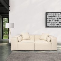 Modulares Sofa VERONA - S beige von Home Deluxe