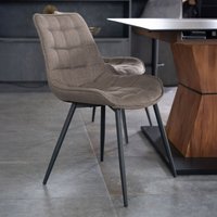 Polsterstuhl Esszimmer Webstoff ikalo Farbe: Grau/Braun, Menge: 6 Stuhl Polsterstuhl Esszimmerstuhl Esszimmerstühle - Home Deluxe Polsterstuhl Esszimmer Webstoff ikalo Farbe: Grau/Braun, Menge: 6 Stuhl Polsterstuhl Esszimmerstuhl Esszimmerstühle - Home Deluxe von Home Deluxe