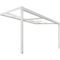 Terrassenüberdachung solis deluxe Farbe: Weiß, Größe: 390 x 295 x 233 / 272 cm Terrassendach Pergola Überdachung Terrassenüberdachung - Home Deluxe Terrassenüberdachung solis deluxe Farbe: Weiß, Größe: 390 x 295 x 233 / 272 cm Terrassendach Pergola Überdachung Terrassenüberdachung - Home Deluxe von Home Deluxe