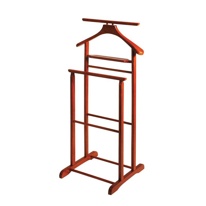 home24 Herrendiener Bastia I 47 x 102 x 36cm Rot/Dunkelrot von home24