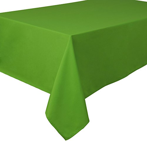 Qualitäts Tischdecke Textil Eckig 140 x 240 cm, Farbe wählbar Grün von Home Direct