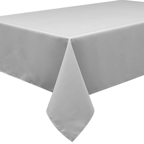 Lotuseffekt Tischdecke Textil Eckig 140 x 240 cm, Fleckabweisend, FARBE wählbar (Zink) von Home Direct