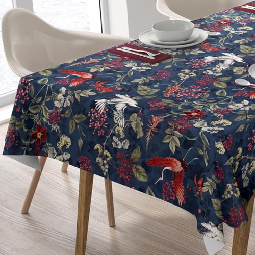 Qualitäts Tischdecke Tischtuch Textil Eckig 140 x 200 cm, Schmutzabweisend Lotuseffekt Wasserabweisend Tischwäsche Fleckschutz Qualitäts Tischdecke Tischtuch Textil Eckig 140 x 200 cm, Schmutzabweisend Lotuseffekt Wasserabweisend Tischwäsche Fleckschutz von Home Direct