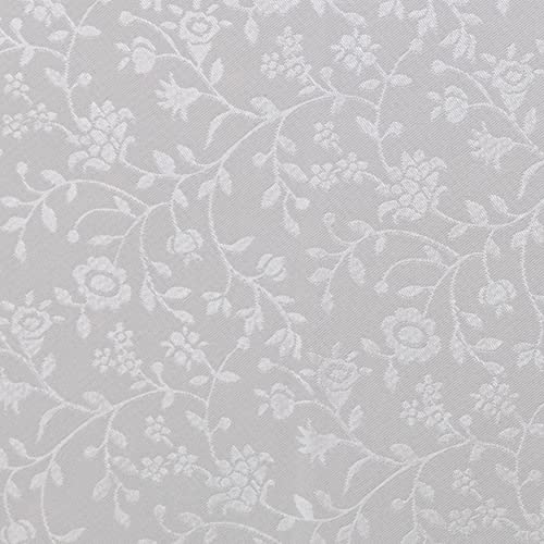 Embossed Large Rectangular Oilcloth PVC Wipe Clean Tablecloth 140cm x 240cm 55x94 Light Grey von Home Direct