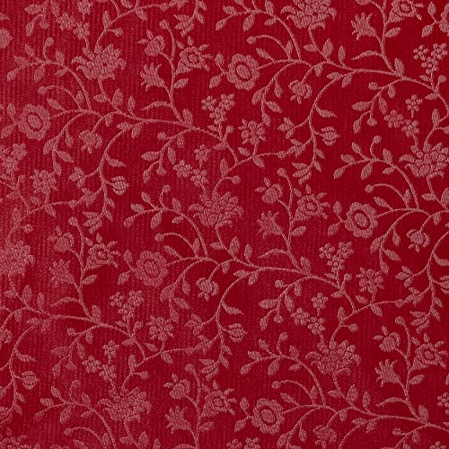 Embossed Large Rectangular Oilcloth PVC Wipe Clean Tablecloth 140cm x 240cm 55x94 Red von Home Direct