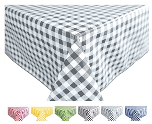 Wachstuch Tischdecke Abwaschbar Eckig 140 x 200 cm Kariert Karo Hellgrau Wachstuch Tischdecke Abwaschbar Eckig 140 x 200 cm Kariert Karo Hellgrau von Home Direct