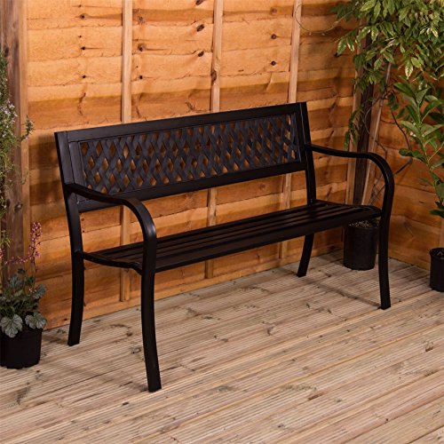 Home Discount Gartenpavillon, Stahl, Plastik, Schwarz, 3-Sitzer 333766 Home Discount Gartenpavillon, Stahl, Plastik, Schwarz, 3-Sitzer 333766 von Home Discount