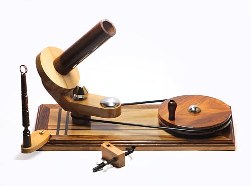 Home Dress Garnknäuelwickler aus Holz – handgefertigter Strick- und Häkelgarn-Spulenwickler – Stricknadeln, Regenschirmgarn, Swift – Mittelzug-Wollschnurhalter (Multicolor, Winder) von Home Dress