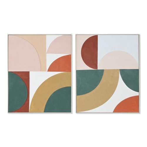 Home ESPRIT Abstraktes Bild Urban 80 x 3,5 x 100 cm (2 Stück) von Home ESPRIT