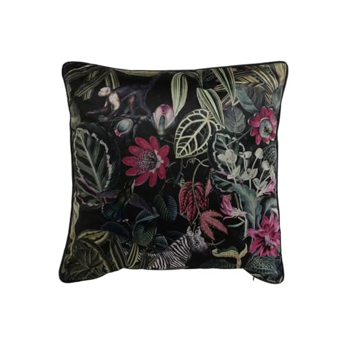 Home ESPRIT Bedrucktes Kissen, Chic, 45 x 10 x 45 cm, bunt, cuadrado, Casual von Home ESPRIT